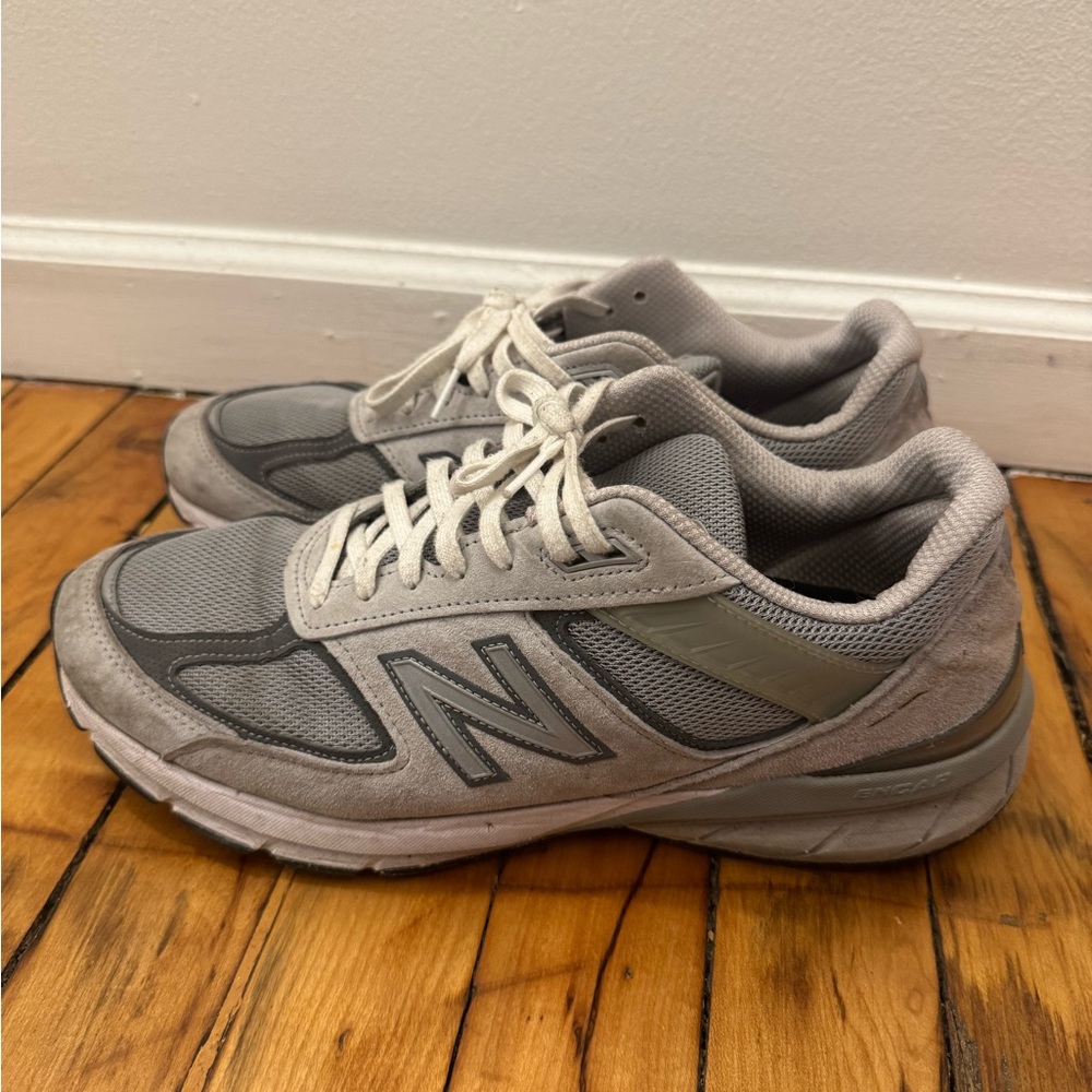 New Balance Gray 990V5 Sneakers